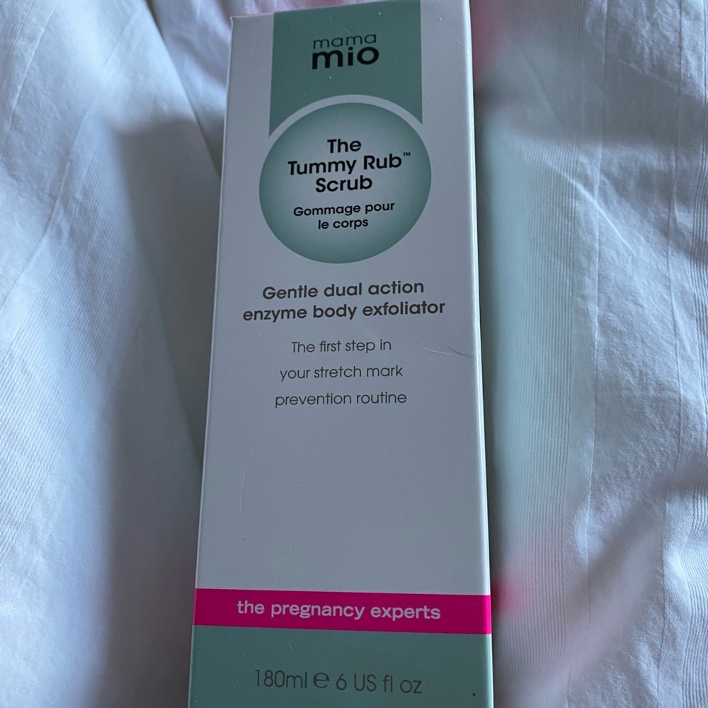 Tummy rub scrub - mama mio
